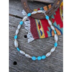 Vintage Ralph Lauren Chaps Faux Turquoise Necklace